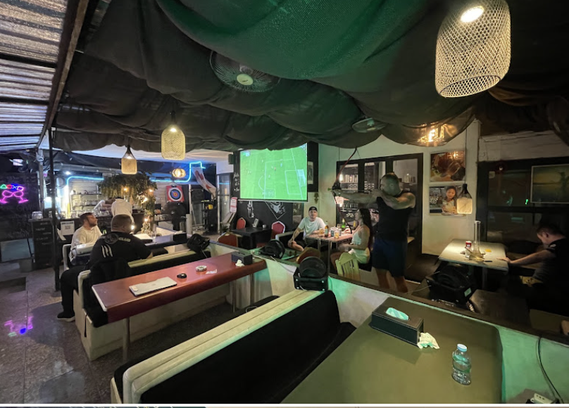 Bar at night